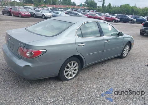 2004 Lexus Es 330 из США, поврежденный, VIN JTHBA30G340010904